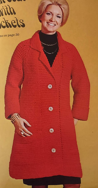Knit Coat with Pocket