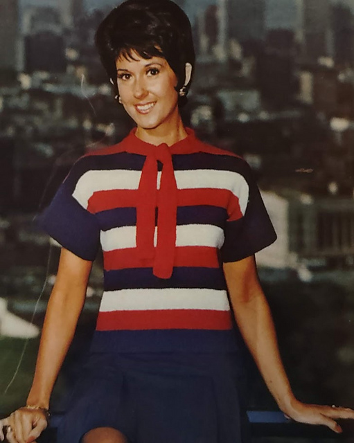 Red White and Blue Blouse