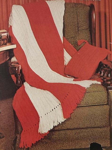 Afghan and PIllow Cable Stitch