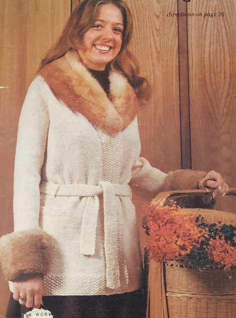 Fur Trim Wrap Around