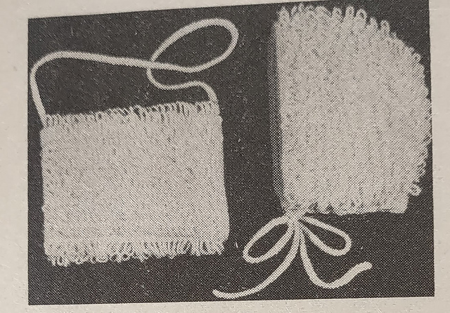 Bonnet and Muff in Loop Stitch