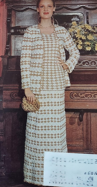 White and Gold Dinner Suit