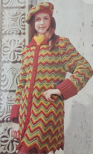 Ripple Coat and Beret