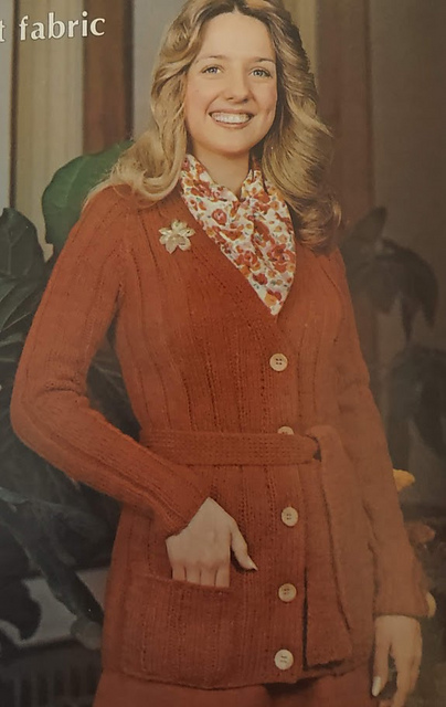 V-Neck Ribbed Cardigan