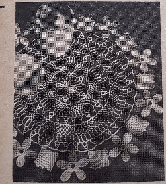 Rose Wreath Doily