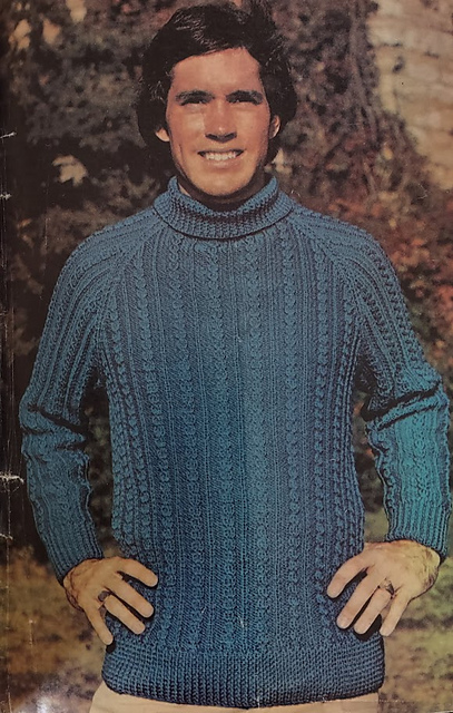 Mock Cable and Rib Sweater