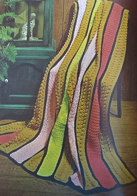 Multi-Striped Afghan