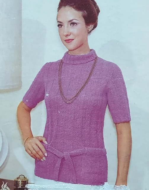 Ribbed Turtleneck Pullover