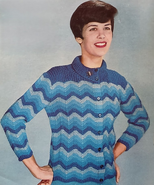 Shaded Blue Cardigan