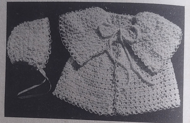 Baby Coat and Bonnet