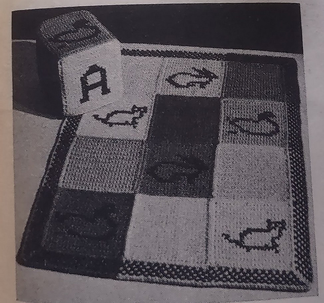 Block Pillow and Rug