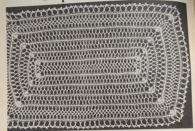 Hairpin Lace Placemat