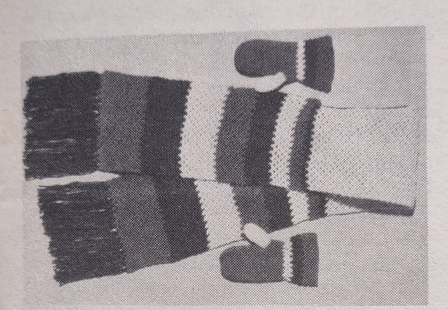 Hooded Scarf and Mittens