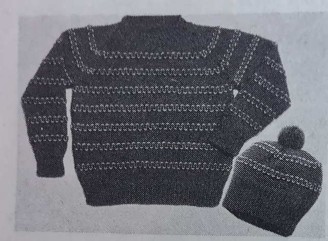 Child's Pullover and Cap