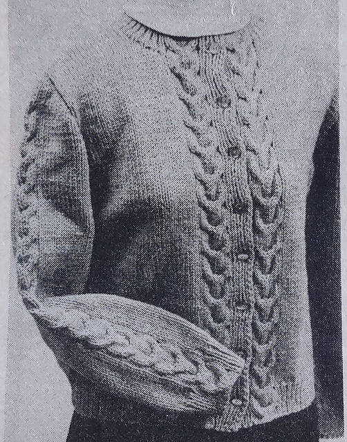 Cable Cardigan
