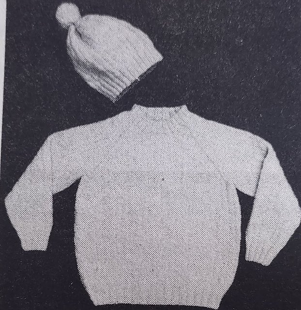 Girl's Pullover and Cap