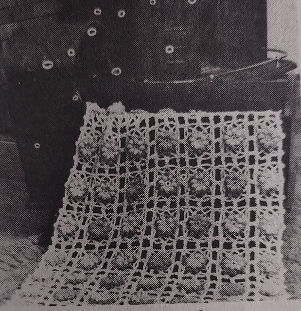 Flowered Crib Coverlet