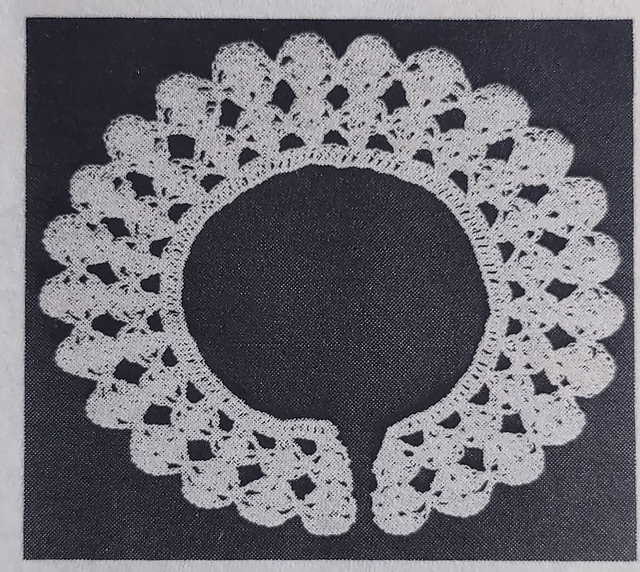 Shell Stitch Lace Collar