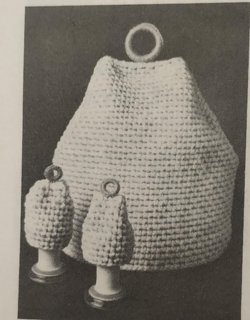 Woven Tea Cozy and Egg Warmers