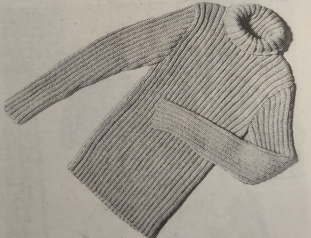 Man's Ribbed Pullover
