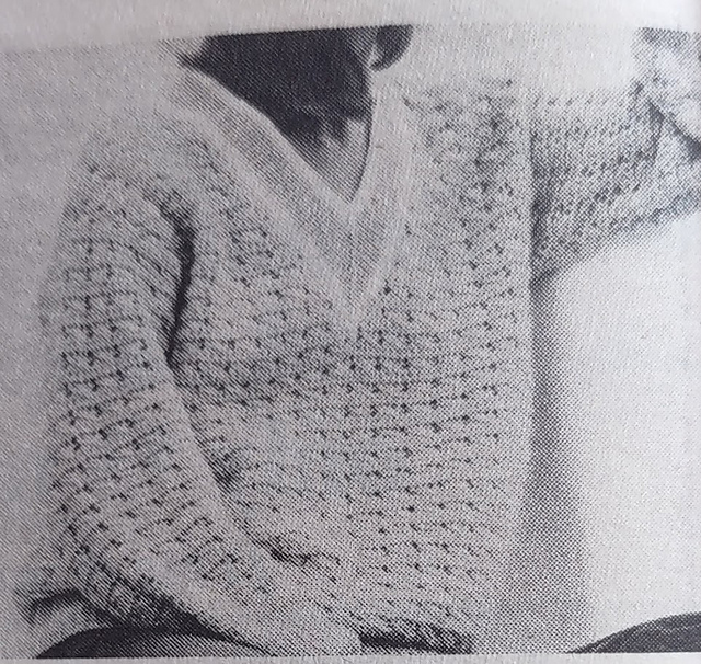 Pullover in Crochet and Knit