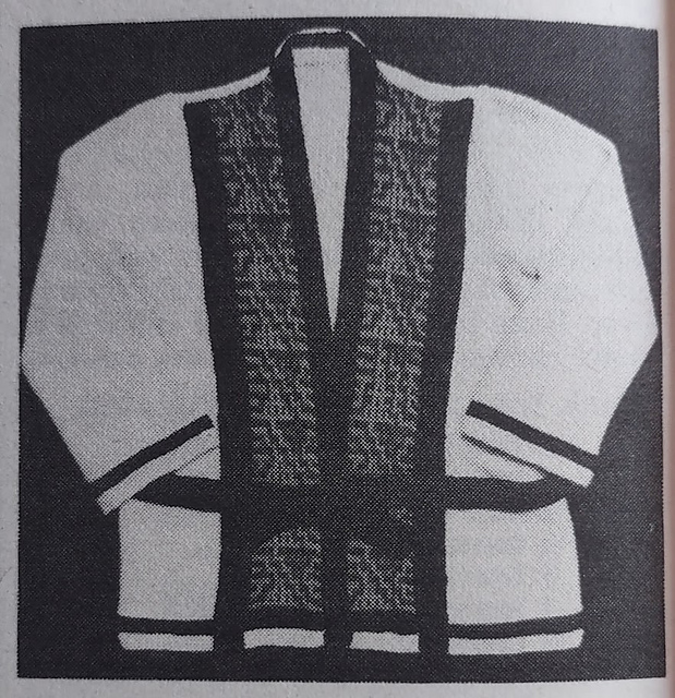 Wrap Jacket with Mosaic Band