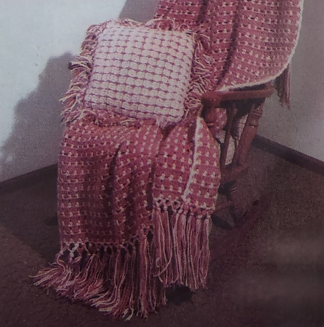 Country Casual Afghan and Pillow