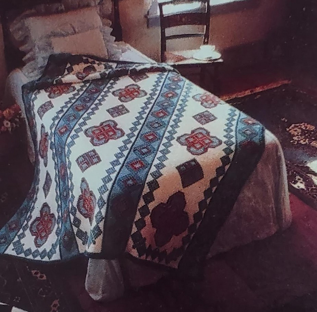Embroidered Throw