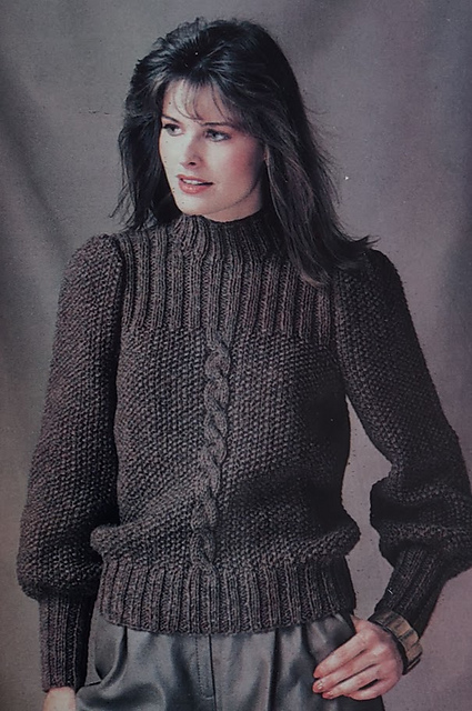 Solid Cable Pullover