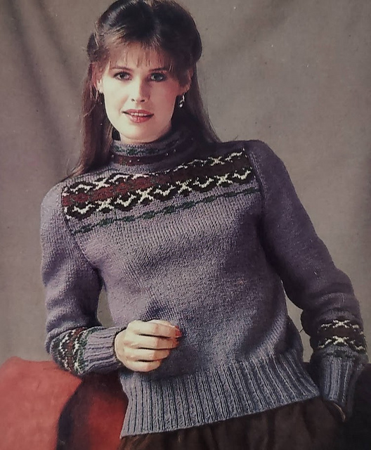 Pullover with Yoke Interest