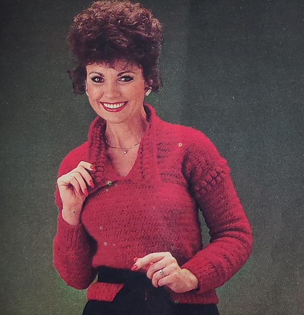Popcorn Stitch Pullover