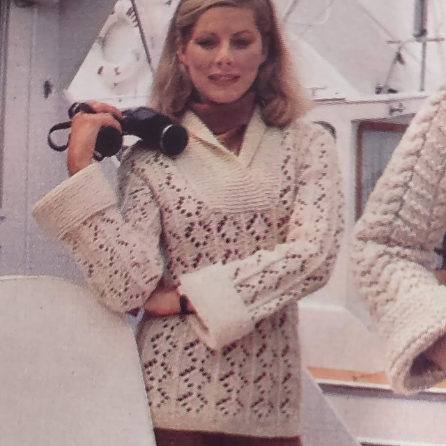 Diamond Patterned Pullover