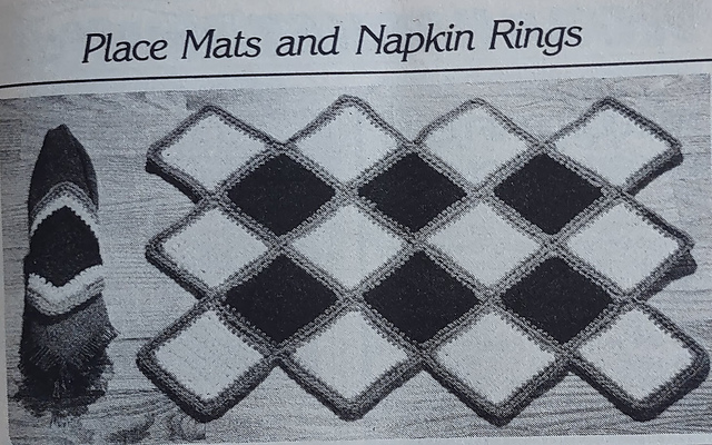 Place Mats and Napkin Rings