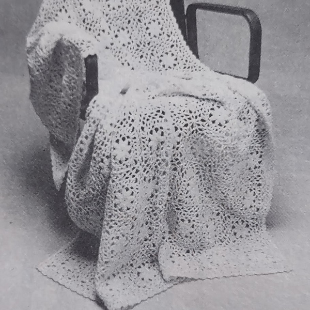 Lace Boudoir Afghan
