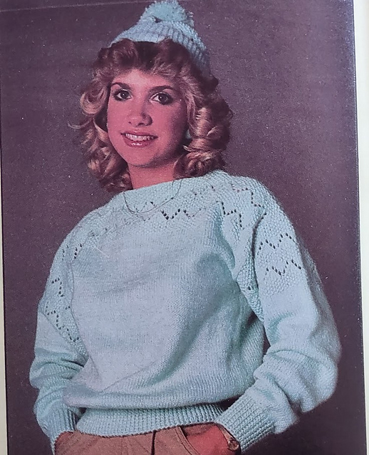Boat Neck Pullover and Hat