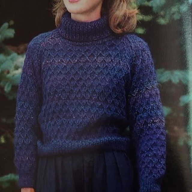 Honeycomb Patterned Sweater