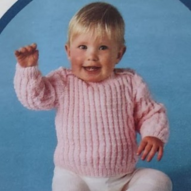 Baby's Button Shoulder Pullover