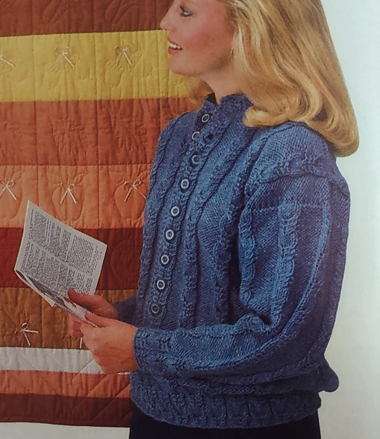 Cabled Sweater