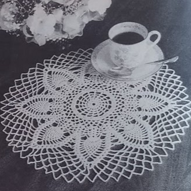 Pineapple Star Doily