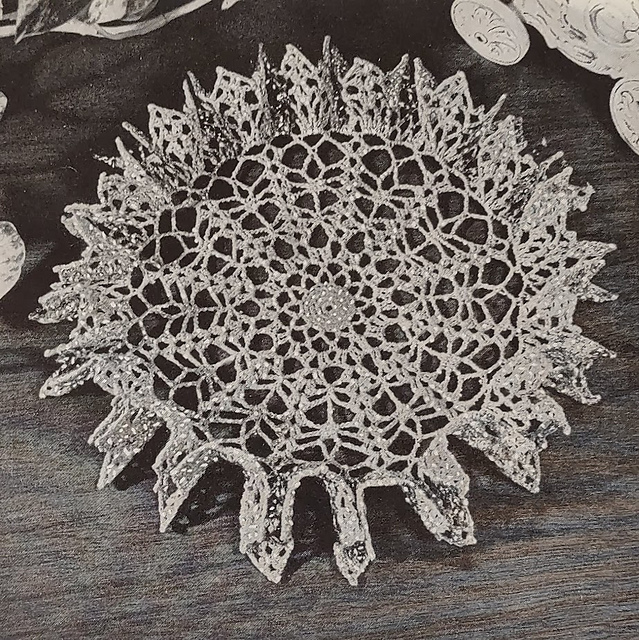 Star Spangled Ruffled Doily