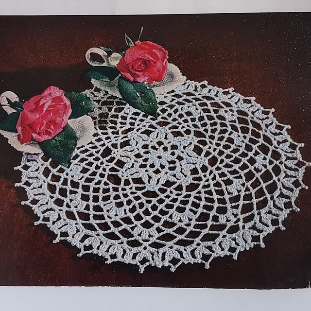Star and Picot Doily