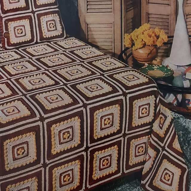 Modern Block Bedspread