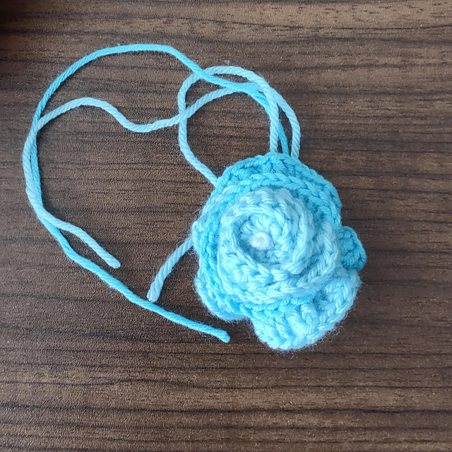 Blue Rose Trio: Ruffle Rose