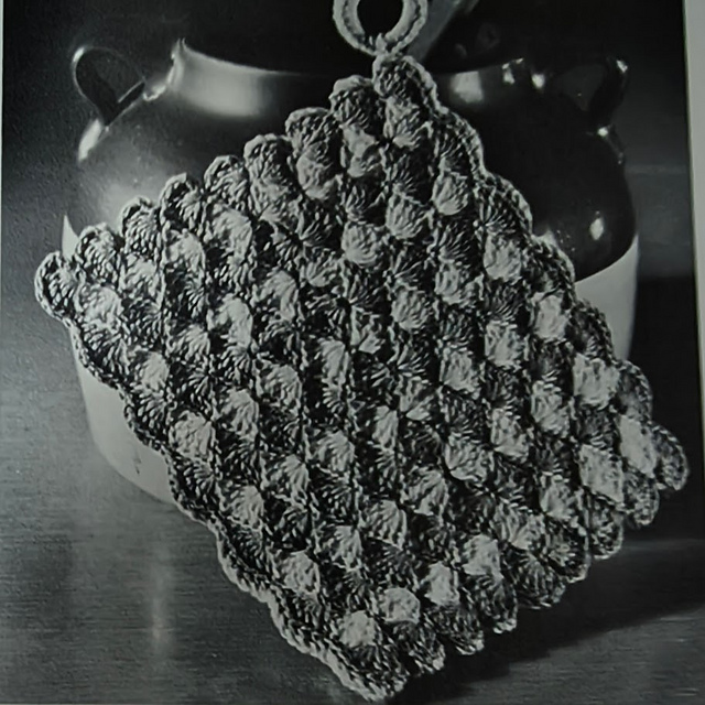 Shell Stripes Potholder A-491