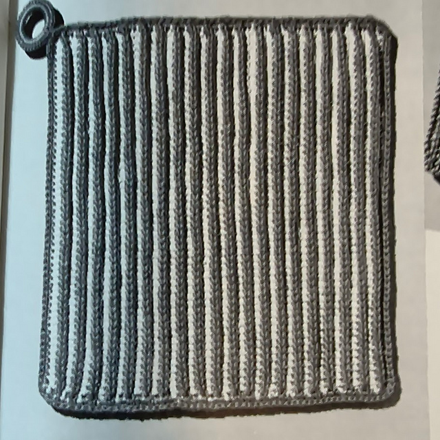 Striped Pot Holder A-631