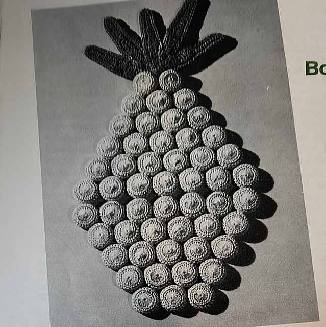 Pineapple Hot Plate Mat A-636