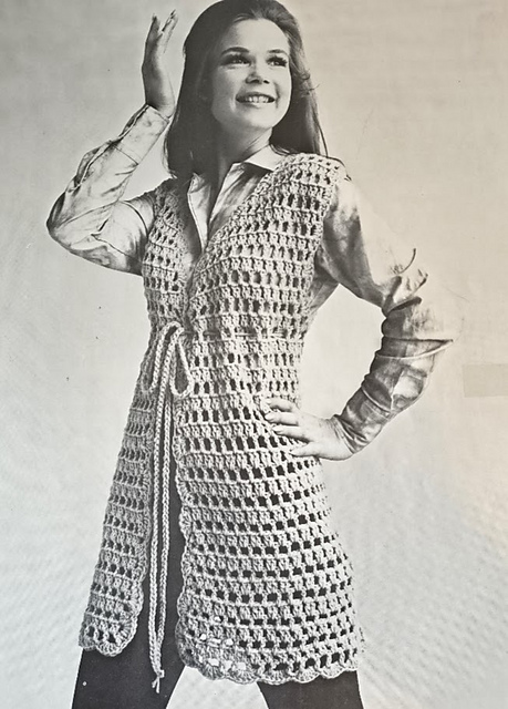 No 7605 Crochet Tunic
