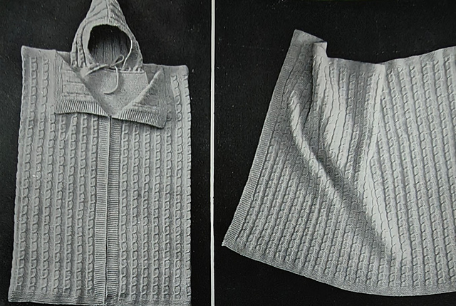 No. 8210 Baby Bunting or Carriage Blanket