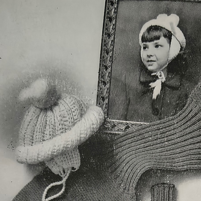 No. 8230 Child's Crocheted Hat