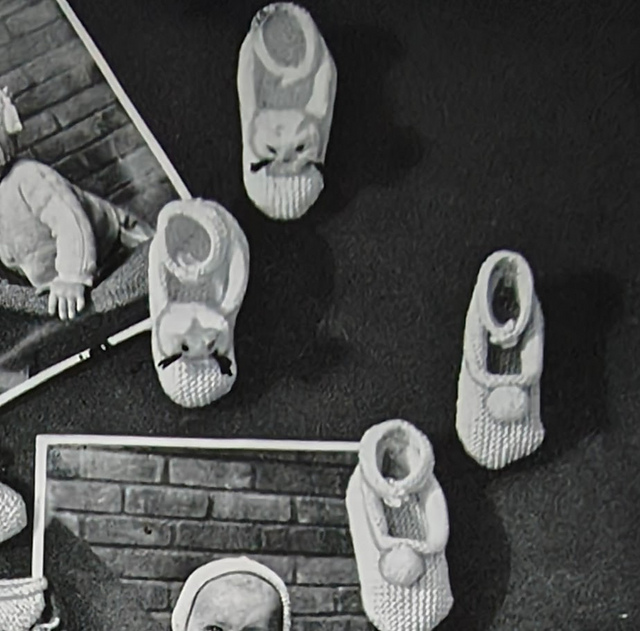 No. 8223 Shoe Bootees